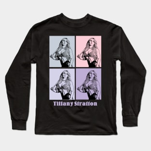 Tiffany Stratton Pop Art Style Long Sleeve T-Shirt